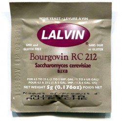 Винные дрожжи Lalvin Bourgovin RC212, 5 г